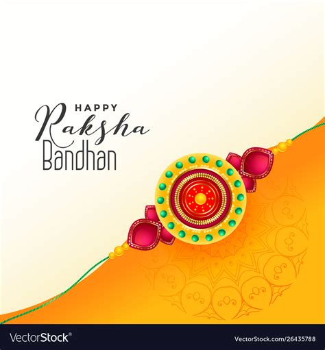 Indian raksha bandhan festival background Vector Image