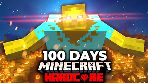 i survived 100 days in a hardcore zombie apocalypse in minecraft - YouTube