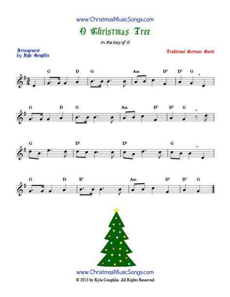 O Christmas Tree free sheet music