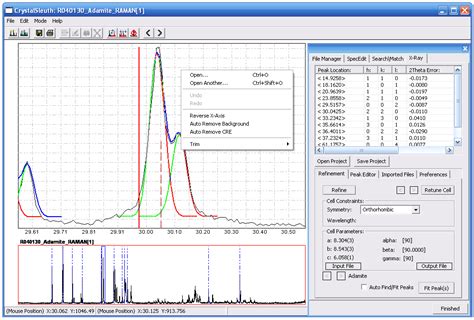 Business wissen, management, security: Raman spectra database