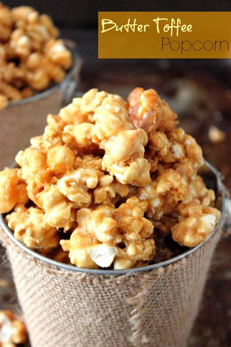 Butter Toffee Popcorn Recipe | Brown Sugar Food Blog