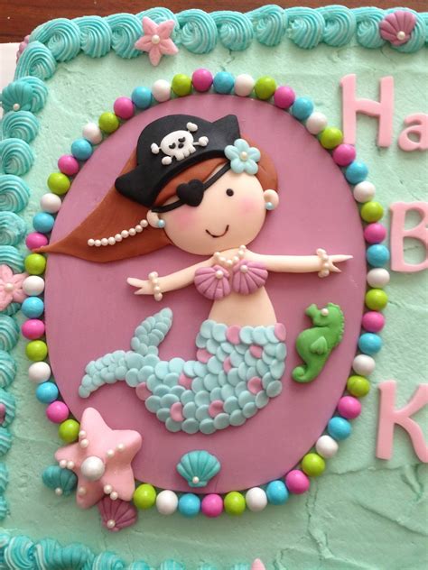 Our Decorated Cakes and Cupcakes: Mermaid Pirate Cake