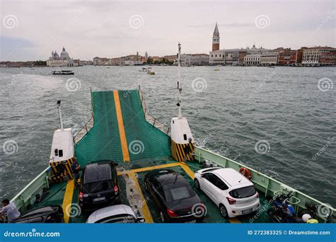 ACTV Ferry Boat between Tronchetto and Lido Di Venezia in Venice ...