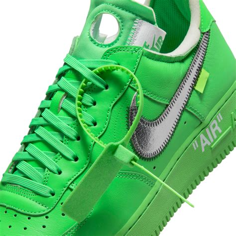 Date de sortie de la Off-White x Nike Air Force 1 Low « Green Spark » DX1419-300 – Avresco