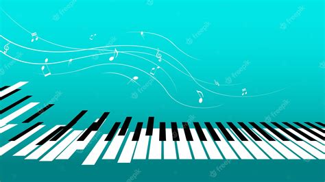 Premium Vector | Abstract piano keys music keyboard instrument song melody vector design style