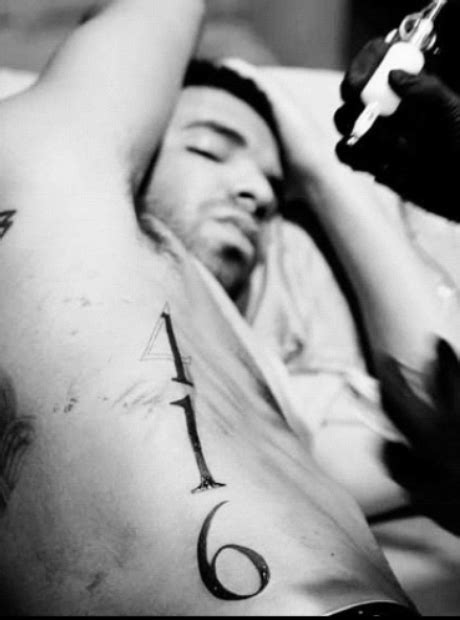 Drake will always have the 416 with him. - 55 Hip Hop tattoos that will inspire... - Capital XTRA