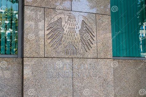 Coat of Arms or Logo of Deutscher Bundestag Editorial Photo - Image of ...