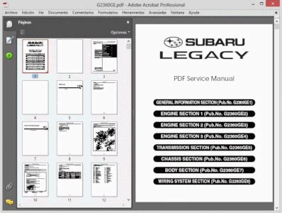 Subaru Wiring Diagram Pdf - Wiring Draw And Schematic