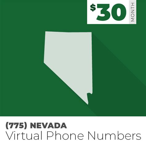 (775) Area Code Phone Numbers For Business | $30/Month