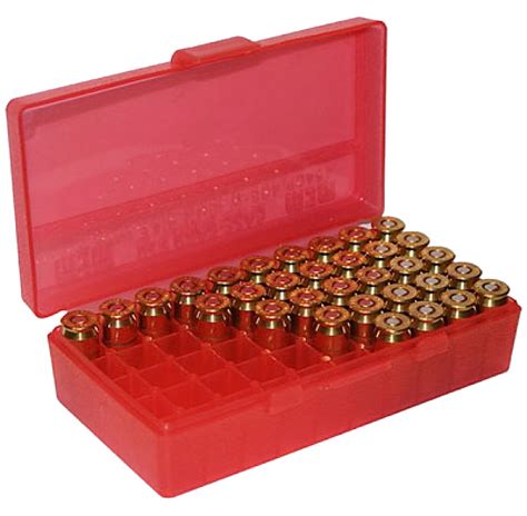 MTM 50 Round 45ACP/10MM Pistol Ammo Box - Gunholster