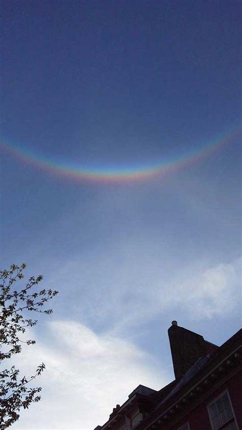 Rare upside-down rainbow pictured over York | YorkMix