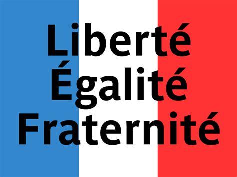 Liberte Egalite Fraternite Symbol