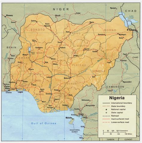 GIS Research and Map Collection: Nigeria Maps Available from Ball State ...