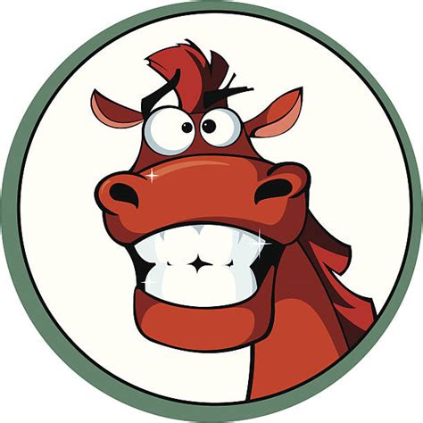 Funny Horse Cartoon Clip Art