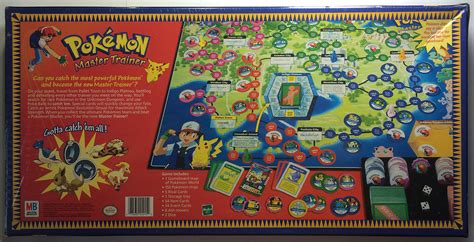 1999 Pokemon Master Trainer Board Game New Sealed – Parts 4 Pieces