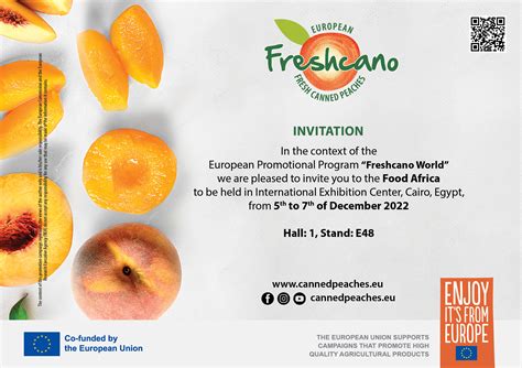 Invitación: Exposición Food Africa – Canned Peaches