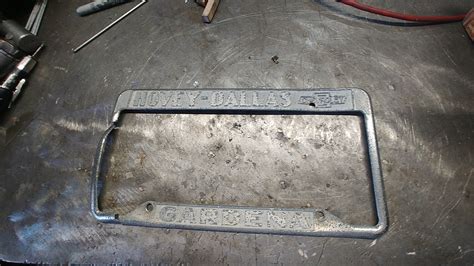 License Plate Frame Repair | Pot Metal Repair | Welding | Casting | James Ruther