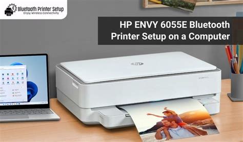 HP ENVY 6055E Bluetooth Printer Setup on a Computer - Bluetooth Printer ...