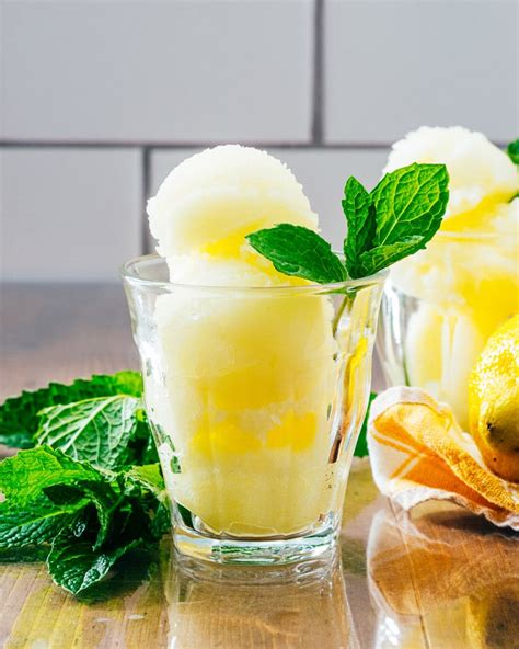 Lemon Sorbet – A Couple Cooks