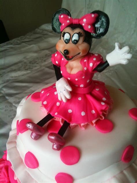 Minnie Mouse Pink Princess Cake - CakeCentral.com