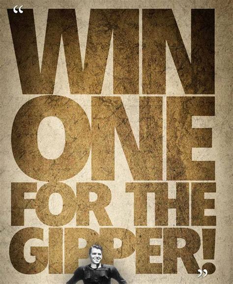 Knute Rockne All American gipper Quote Poster - Etsy