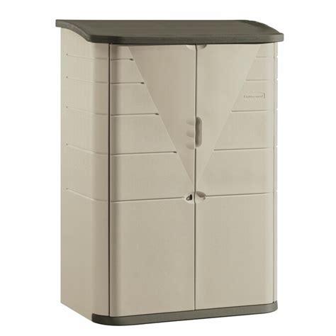 Rubbermaid Large Vertical Storage Shed in the Small Outdoor Storage department at Lowes.com