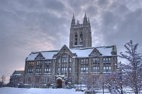 Gasson Hall | House styles, Hall, Boston college