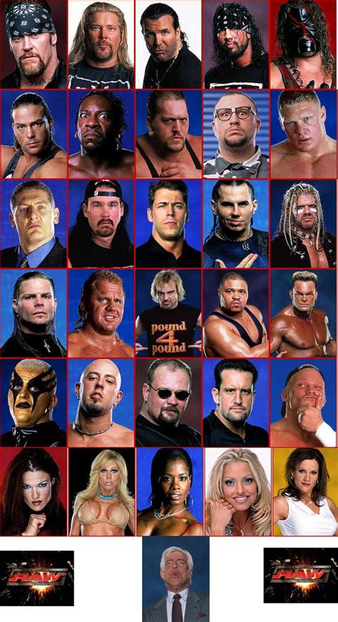 WWE RAW roster by JimmyTwoTimes2K9 on DeviantArt