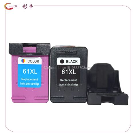 Ink Cartridge Replacement for HP 61XL 1 Black 1 Tri Color for HP Envy 4500 5530 5534 Deskjet ...