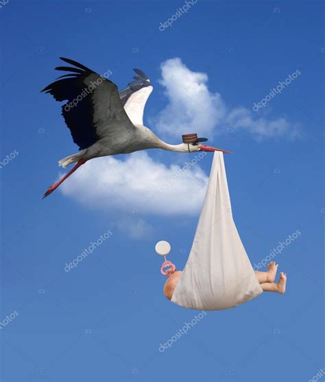 Stork & Baby Stock Photo by ©jamesgroup 13481955