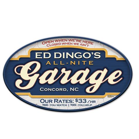 Personalized Garage - Custom Personalized Signs - Vintage Garage Signs