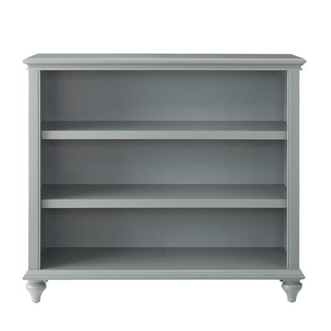 Home Decorators Collection Hamilton 3-Shelf Grey Open Bookcase ...