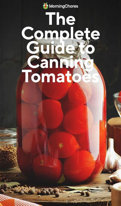 The Complete Guide to Canning Tomatoes