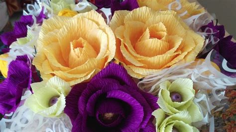 CREPE PAPER ROSES TUTORIAL