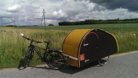 Homemade teardrop bicycle camper trailer | Micro camper, Bicycle ...