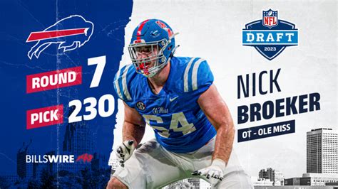 2023 NFL draft: Bills select OL Nick Broeker at pick No. 230