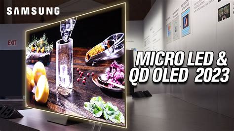 Samsung 77-inch OLED & 76-inch MicroLED- First Look! - YouTube