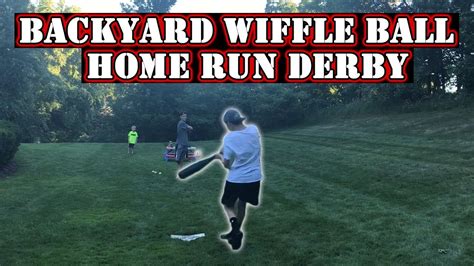 Backyard Wiffle Ball Home Run Derby! - YouTube