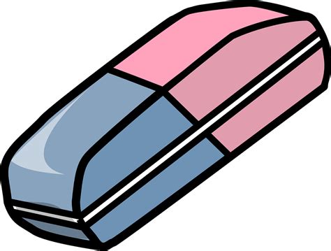 Eraser School Supplies · Free vector graphic on Pixabay