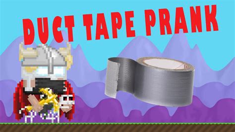 DUCT TAPE PRANK! - YouTube