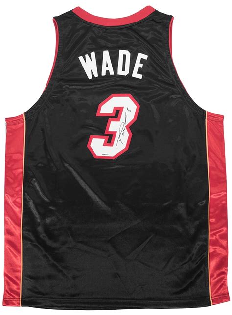 Dwyane Wade Autographed Miami Heat Adidas Authentic Basketball Jersey ...