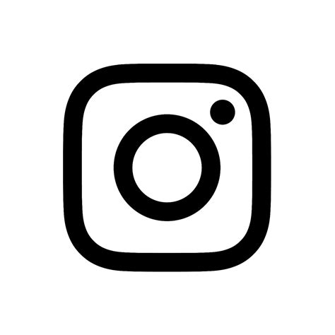 Instagram logo black and white - bazarfod