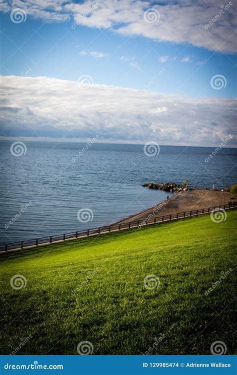 View of Lake Ontario in Toronto Stock Photo - Image of ontario, landscape: 129985474