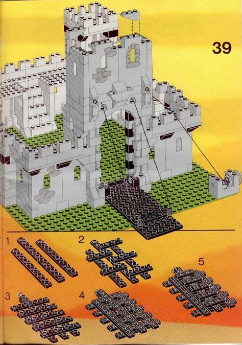 Castle - Kings Castle [Lego 6080] | Lego instructions, Classic lego, Lego