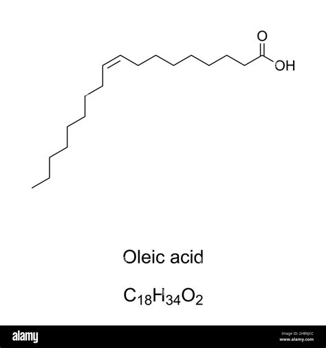 Oleic acid molecule Black and White Stock Photos & Images - Alamy