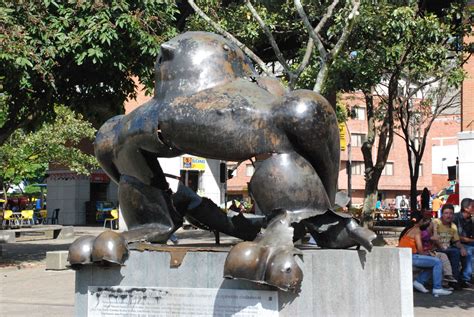 Fernando Botero sculptures in Medellin