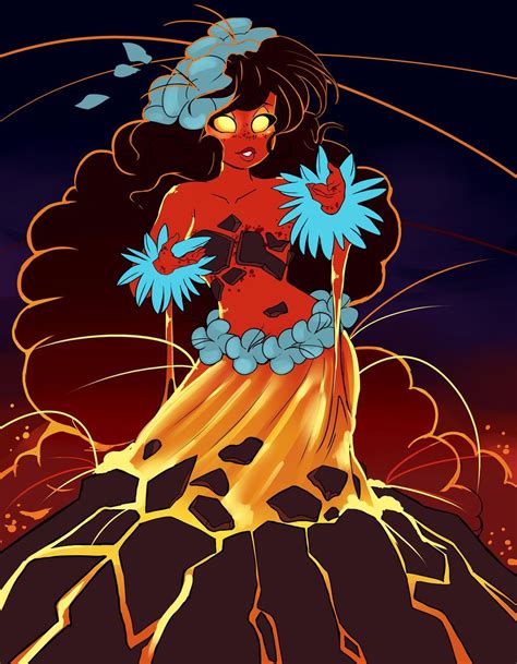 Pele: Volcano goddess by QueenAshi on DeviantArt | Island art, Goddess, Pelé