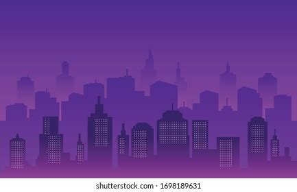 Silhouette Background City Night Skyscraper Stock Vector (Royalty Free) 1698189631 | Shutterstock