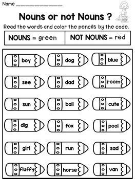 Parts of Speech Worksheets BUNDLE: Nouns, Pronouns, Verbs, Adjectives ...