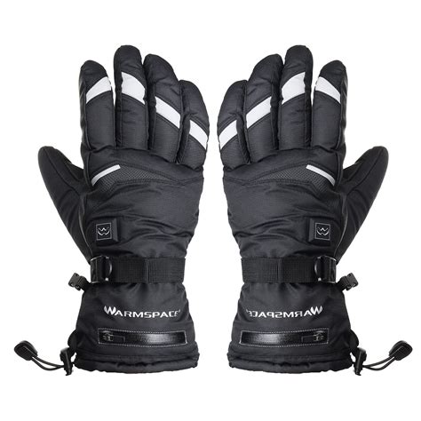 Waterproof Heated Gloves for Men Women Insulated Warm Thermal Gloves ...